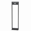 Show product details for 047-WOS-0245 Vertical Cable 45U 2 Post Open Rack - 14.8"D x 20.3"W x 84"H - Black Steel Import