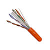 Show product details for 060-2395/OR Vertical Cable HDBT 23 AWG 4 Unshielded Twisted Pair Solid Bare Copper CMR Non-Plenum Cat6 Cable - 1000' Pull Box - Orange