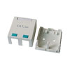 Show product details for 20-5322 Dual Port Keystone Surface Mount Box - White