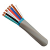 Show product details for 210-226ST/S/5GY Vertical Cable 22 AWG 6 Conductors Shielded Stranded Solid Bare Copper CM/CL2 Non-Plenum Alarm Security Cable - 500' Pull Box - Gray