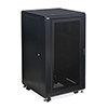 Show product details for 3102-3-024-22 Kendall Howard 22U Linier Server Cabinet 24" Depth - Convex/Glass Doors