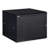 Show product details for 3131-3-001-09 Kendall Howard 9U Linier Solid Door Swing-out Wall Mount Cabinet - Black Finish - 23"W x 18.88"H x 25.99"D
