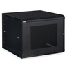 3132-3-001-09 Kendall Howard 9U Linier Vented Door Swing-out Wall Mount Cabinet - Black Finish - 23.5"W x 18.88"H x 25.99"D