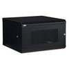 Show product details for 3142-3-001-06 Kendall Howard 6U Linier Vented Door Fixed Wall Mount Cabinet - Black Finish - 23.5"W x 13.63"H x 22.86"D