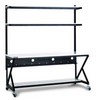 Show product details for 5000-3-100-72 Kendall Howard 72 inch Performance Work Bench - Folkstone