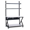 Show product details for 5000-3-200-48 Kendall Howard 48 inch Performance Work Bench with Full Bottom Shelf - Folkstone