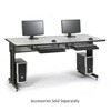 Show product details for 5500-3-000-36 Kendall Howard Advanced Classroom Training Table 72" W by 30" D Folkstone