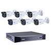 Show product details for 88-SN8UAB40-2TB UVS Line 8 Channel at 4K (2160p) NVR Kit 48Mbps Max Throughput - 2TB w/ Built-in 8 Port PoE and 6 x 4MP 4mm Outdoor IR Bullet IP Security Cameras