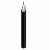 Show product details for 92003-45-08 Southwire 18 AWG Dual Shielded Foil and Aluminum Solid Copper Clad Steel RG6 CM CATV Non-plenum Coaxial Cable - 500' Pull Box - Black