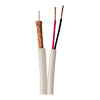 Show product details for 993256-15-01 Coleman Cable Siamese 20 AWG Solid Bare Copper RG 59 Coaxial Plus 18 AWG 2 Conductors Stranded Bare Copper CM/CL3 Plenum CCTV Cable - 500' - White