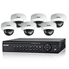 AVK-HN41V6-3T AVYCON 8 Channel NVR Kit 64Mbps Max Throughput - 3TB w/ 6 x 4MP Outdoor IR Dome IP Security Cameras