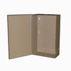 Show product details for BW-109B Mier NEMA Type 1 Indoor 7.25" W x 12" H x 3.5" D Metal Electrical Enclosure - Beige