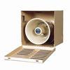 Show product details for BW-113C Mier NEMA Type 1 Outdoor 7.25" W x 7.25" H x 6.25" D Metal Siren and Speaker Enclosure - Camel