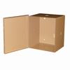 Show product details for BW-310B Mier NEMA Type 1 Indoor 12" W x 12" H x 5.5" D Metal Electrical Enclosure - Beige
