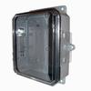 Show product details for BW-L982C Mier UL Listed NEMA Rated Outdoor 9" H x 8" W x 2" D Polycarbonate Electrical Enclosure - Gray - Clear Door