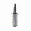 JH951-100 Platinum Tools 1/4-20 Male Coupler with 3/4" Self Drill Metal Screw - 100 Pack