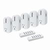 Show product details for LS-525A-14Q Seco-Larm Wireless Outlet Controllers - 5 Wireless Outlets and 1 Remote