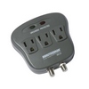 Show product details for MMS130C Minuteman 3-Outlet Surge Protector w/ Coax Protection