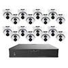 Show product details for NVR304-8TB-IPC3614SB16 Uniview 16 Channel NVR Kit 160Mbps Max Throughput 8TB Built-in 16 Port PoE w/ 16 x 4MP Outdoor IR Eyeball IP Security Cameras