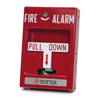 Show product details for 1000451 Potter P32-1T-KL Pull Station Single Action - Key Reset