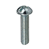 Show product details for RMC83212 L.H. Dottie 8/32 x 1/2 Round Head Slotted/Phillips (Combo) Machine Screws - Zinc Plated - Pack of 100