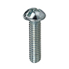 Show product details for RMC8321 L.H. Dottie 8/32 x 1 Round Head Slotted/Phillips (Combo) Machine Screws - Zinc Plated - Pack of 100
