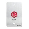 Show product details for SH-45E-SILVER BAS-IP Stainless Steel Exit Button - Silver