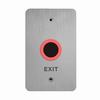 Show product details for SH-45TE-SILVER BAS-IP Touch-Free Stainless Steel Button - Silver