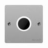 Show product details for SH-47T-SILVER BAS-IP Touch-Free Button - Silver