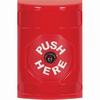 Show product details for SS2000NT-EN STI Red No Cover Key-to-Reset Stopper Station with No Text Label English