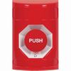 Show product details for SS2001NT-EN STI Red No Cover Turn-to-Reset Stopper Station with No Text Label English
