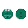 Show product details for STI-6403-G STI Exit Stopper Multi Function Door Alarm with Remote Horn - Green