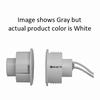 Show product details for SD-80-WH-10 Tane Alarm 1" Diameter Recessed Contact and Magnet Steel Door with 1 1/2" Gap - Pack of 10