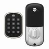 Show product details for YRD136-ZW2-619 Yale Pro Pushbutton Deadbolt Z-Wave Key Free - Satin Nickel